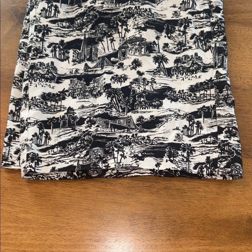 Marine Layer Black and White Tropical Jumpsuit - Picture 10 of 10